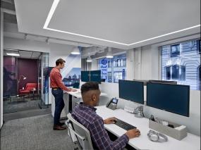 电子科技公司吊顶设计装饰图片