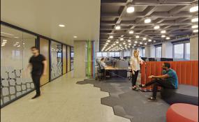 金融公司吊顶装饰金融效果图大全