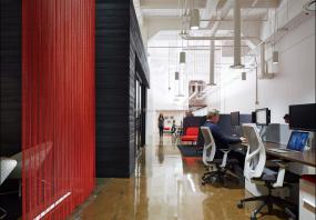 金融公司吊顶装潢金融图片