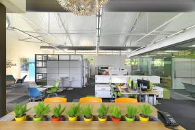 传媒文化公司吊顶装饰设计图