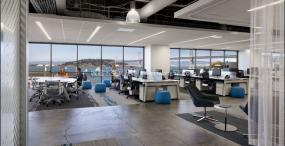 高档金融公司吊顶装修效果图大全