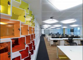 培训教育公司吊顶设计效果图