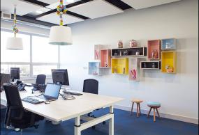 生物科技公司吊顶装修高清效果图