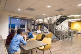 高档办公室木地板装修图片大全