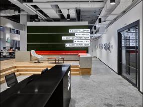 科技公司木地板装修图片