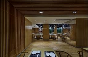 高档中式快餐店装修效果图大全