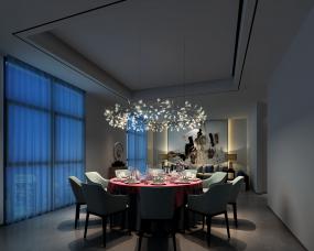 最新中式快餐店装饰效果图