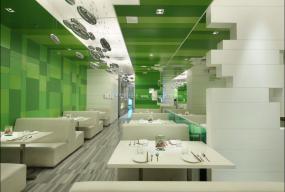 中式快餐店装修高清图片大全