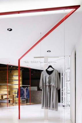 鞋帽店展柜装修高清图片