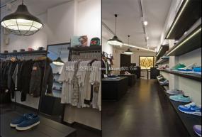 专业鞋帽店展柜装修设计图片