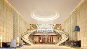 宾馆大厅装修效果图片