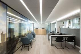 金融公司木地板装饰装修效果图大全