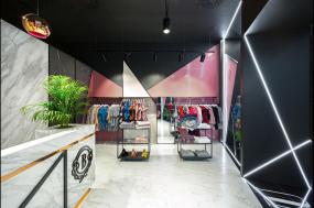 中型女装店装潢效果图片