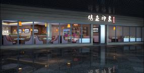 烧烤店装修实物图片