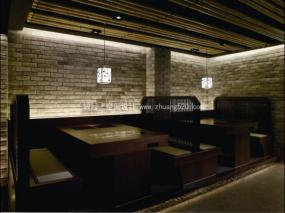 日式火锅店装修高清效果图