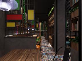 主题餐厅装潢效果图