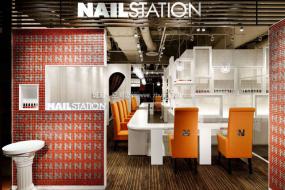 国外美甲店装潢设计效果图片