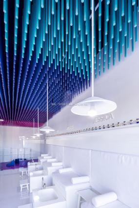 最新国外美甲店效果图