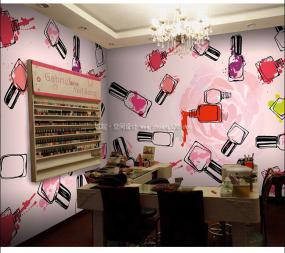 国外美甲店装饰图片