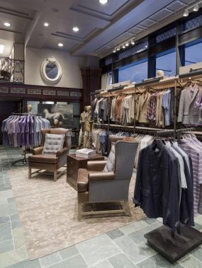 品牌男装店精装修设计图片