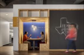 办公室强化木地板设计装饰效果图片