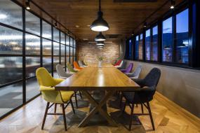 办公室强化木地板装修设计图片大全