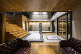 办公室强化木地板装潢设计图片