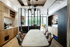 办公室复合木地板装饰装修效果图大全