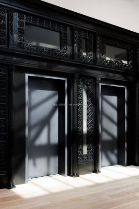 办公室复合木地板设计装饰效果图