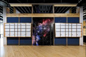 办公室多层木地板精装修设计图片