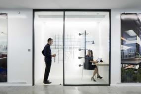 办公室电话间装修实景图片