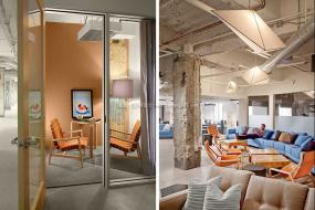 办公室茶水休闲区装修设计效果图片