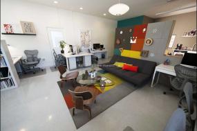 最新办公室茶水休闲区装修设计效果图