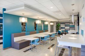 办公室茶水休闲区装修实物图片