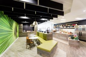 办公室环保强化木地板设计与装修效果图大全