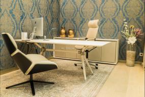 最新办公室复合实木地板设计装修图片