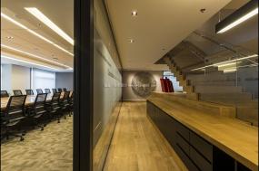 最新办公室环保强化木地板装饰设计图