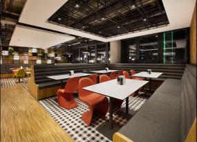 办公室环保强化木地板装修高清图片大全