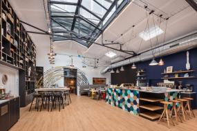 办公室瓷砖木地板设计装修效果图片大全