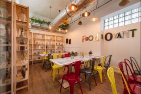 办公室瓷砖木地板设计装修效果图