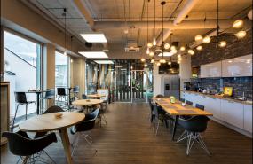 办公室瓷砖木地板装修设计效果图片库