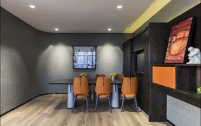 办公室橡木地板装饰效果图片