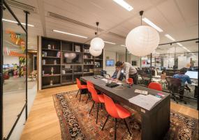 高档办公室多层实木地板装修图片大全