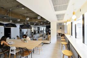 最新办公室多层实木地板装饰设计图