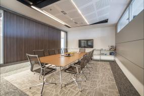 办公室多层实木地板装修高清效果图