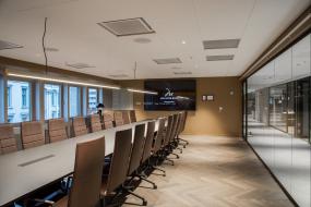 办公室三层实木地板室内装修效果图大全