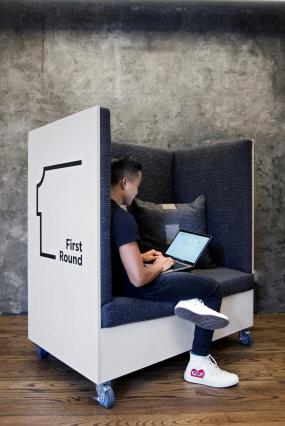 办公室竹木地板装饰装修效果图大全