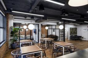 办公室竹木地板装潢图片