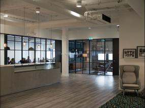 办公室竹木地板装修效果图大全