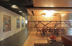 最新办公室木地板颜色效果图